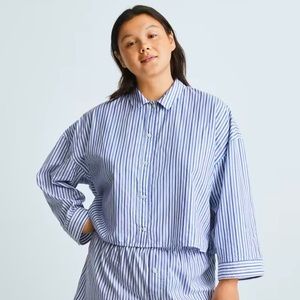 Everlane The Woven P.J. Top & Pant Set